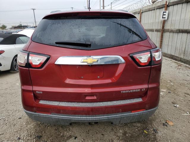 1GNKVGKD7FJ164925 - 2015 CHEVROLET TRAVERSE LT ბურგუნდია ფოტო 6