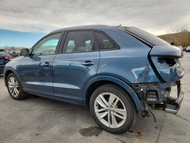 WA1ECCFS9JR014669 - 2018 AUDI Q3 PREMIUM ლურჯი ფოტო 2