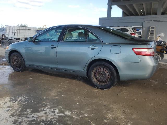 4T1BE46K27U562457 - 2007 TOYOTA CAMRY CE GREEN photo 2