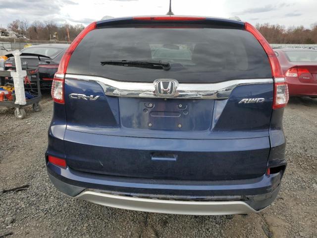 2HKRM4H72GH607714 - 2016 HONDA CR-V EXL BLUE photo 6