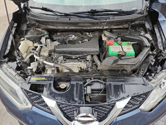 5N1AT2MV2FC851555 - 2015 NISSAN ROGUE S BLUE photo 12