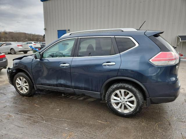 5N1AT2MV2FC851555 - 2015 NISSAN ROGUE S BLUE photo 2