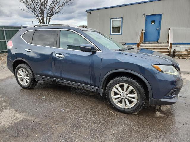 5N1AT2MV2FC851555 - 2015 NISSAN ROGUE S BLUE photo 4