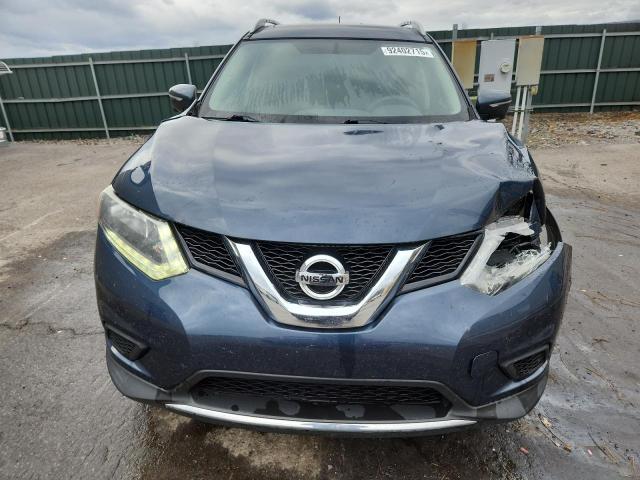 5N1AT2MV2FC851555 - 2015 NISSAN ROGUE S BLUE photo 5