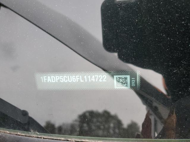 1FADP5CU6FL114722 - 2015 FORD C-MAX PREMIUM SEL SILVER photo 12