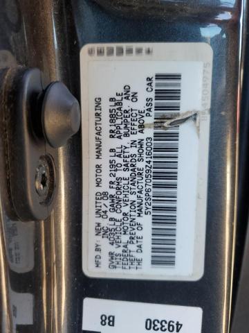 5Y2SP67059Z416003 - 2009 PONTIAC VIBE CHARCOAL photo 13