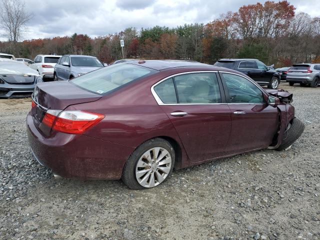 1HGCR2F84FA101638 - 2015 HONDA ACCORD EXL MAROON photo 3