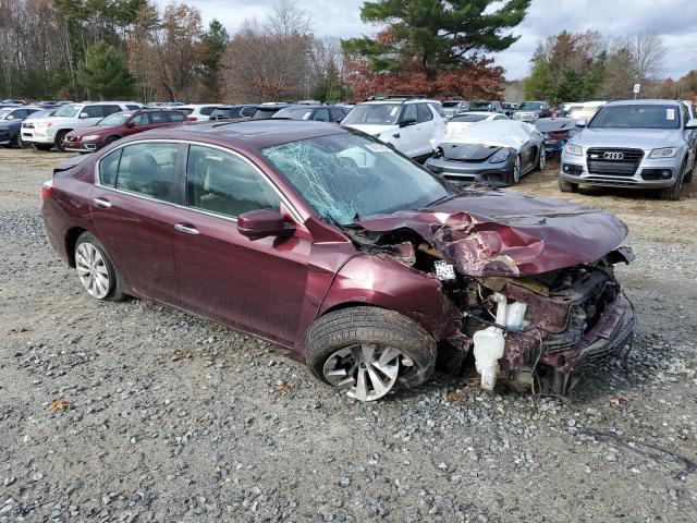 1HGCR2F84FA101638 - 2015 HONDA ACCORD EXL MAROON photo 4
