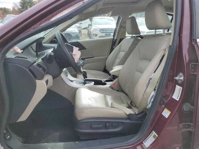 1HGCR2F84FA101638 - 2015 HONDA ACCORD EXL MAROON photo 7