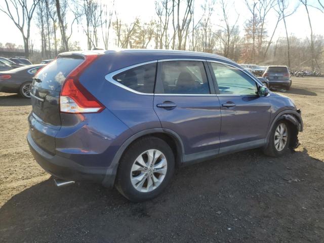 5J6RM3H77CL002632 - 2012 HONDA CR-V EXL BLUE photo 3