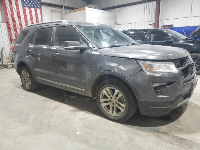 1FM5K8D80KGB46709 - 2019 FORD EXPLORER XLT გრაფიტი ფოტო 4