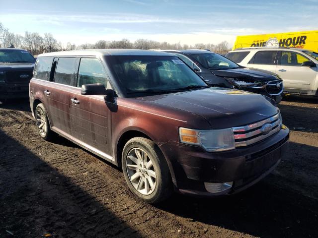 2FMGK5CC2ABA50633 - 2010 FORD FLEX SEL BURGUNDY photo 4