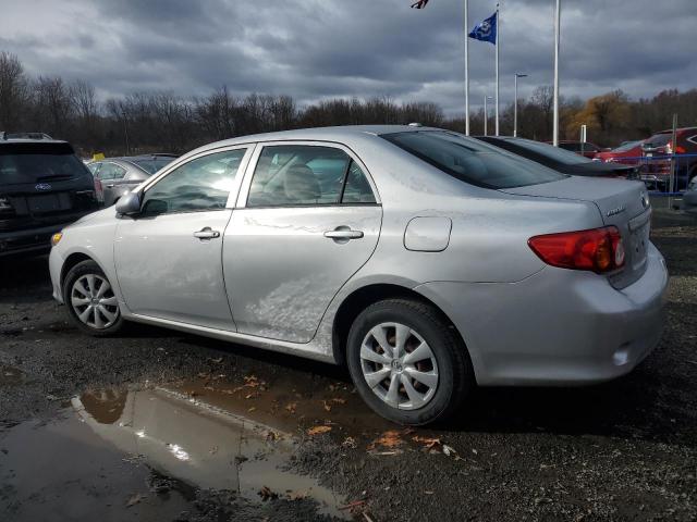 JTDBL40E49J009326 - 2009 TOYOTA COROLLA BASE SILVER photo 2