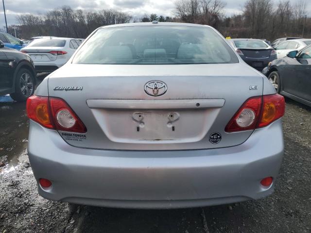 JTDBL40E49J009326 - 2009 TOYOTA COROLLA BASE SILVER photo 6