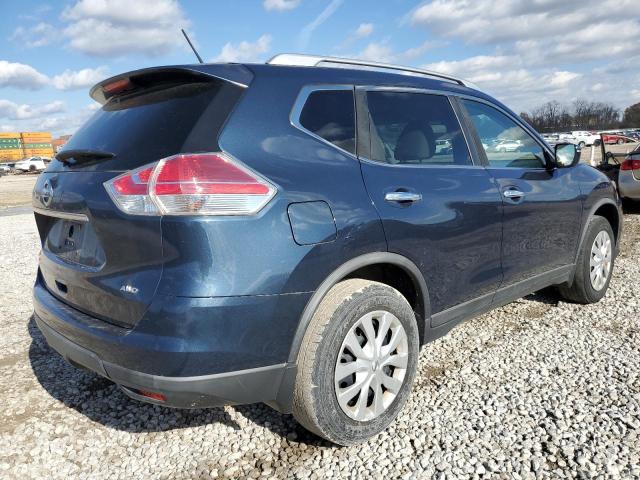 KNMAT2MV7GP656842 - 2016 NISSAN ROGUE S BLUE photo 3