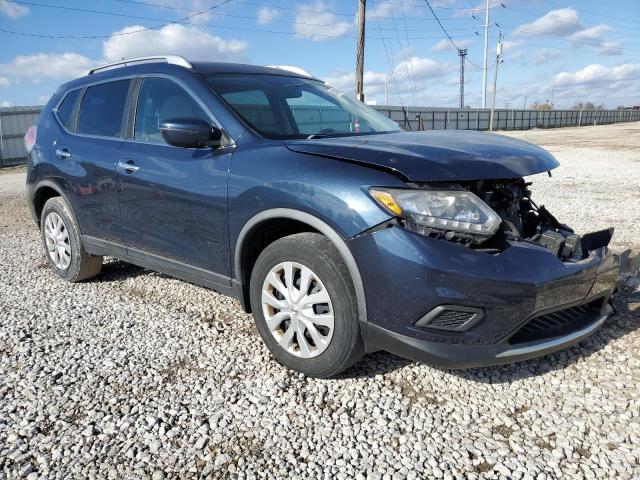 KNMAT2MV7GP656842 - 2016 NISSAN ROGUE S BLUE photo 4