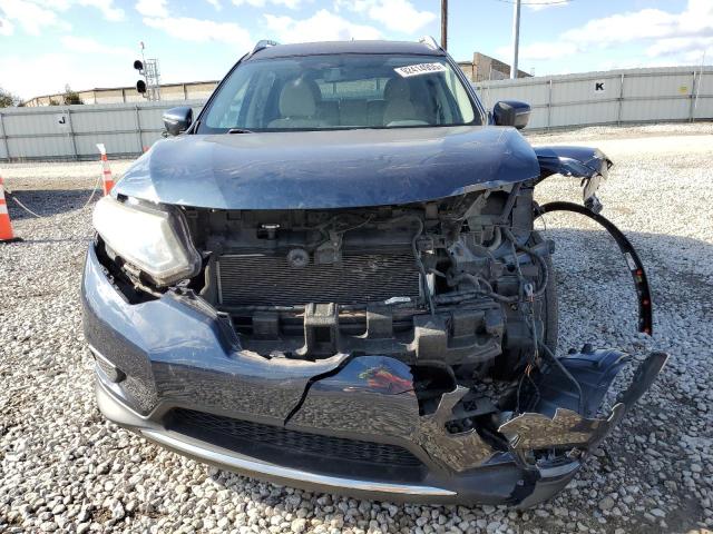 KNMAT2MV7GP656842 - 2016 NISSAN ROGUE S BLUE photo 5