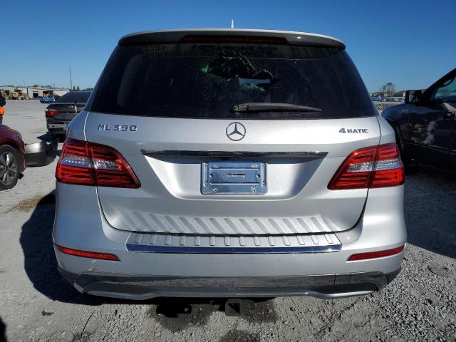 4JGDA5HB6CA091061 - 2012 MERCEDES-BENZ ML 350 4MATIC SILVER photo 6