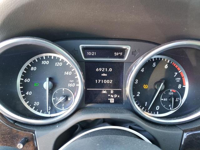 4JGDA5HB6CA091061 - 2012 MERCEDES-BENZ ML 350 4MATIC SILVER photo 9