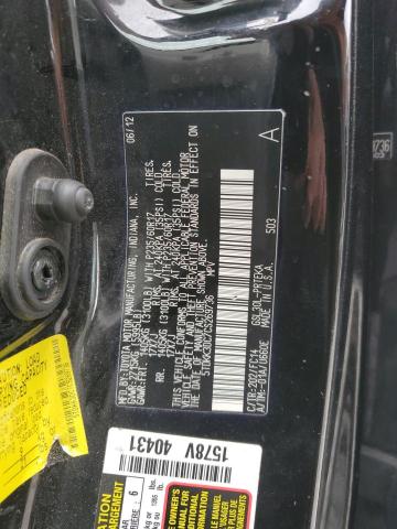 5TDKK3DC7CS269736 - 2012 TOYOTA SIENNA LE BLACK photo 13