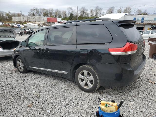 5TDKK3DC7CS269736 - 2012 TOYOTA SIENNA LE BLACK photo 2