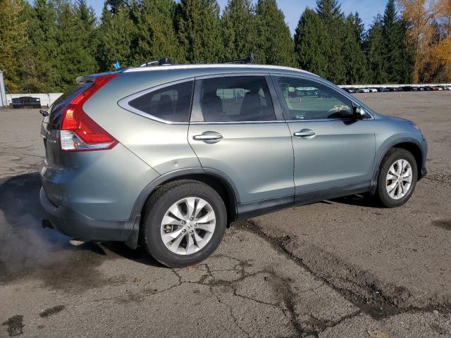 JHLRM4H71CC000342 - 2012 HONDA CR-V EXL GREEN photo 3