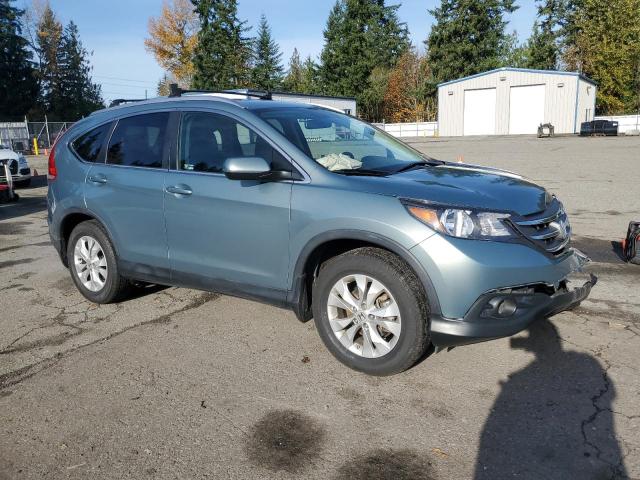 JHLRM4H71CC000342 - 2012 HONDA CR-V EXL GREEN photo 4