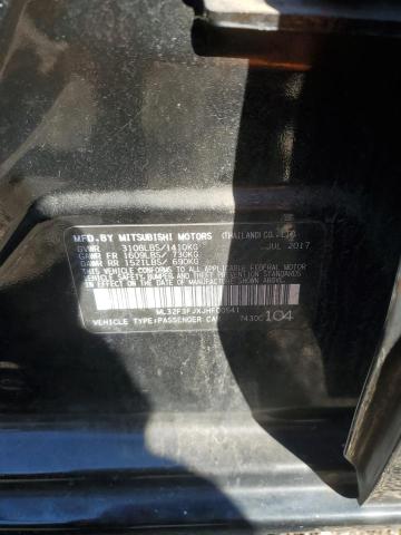 ML32F3FJXJHF00541 - 2018 MITSUBISHI MIRAGE G4 ES Negro foto 12