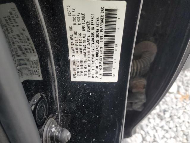 1HGCR2F82FA128126 - 2015 HONDA ACCORD EXL BLACK photo 13