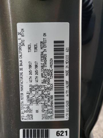 3TMLB5JN1RM041908 - 2024 TOYOTA TACOMA DOUBLE CAB 棕色 照片 12