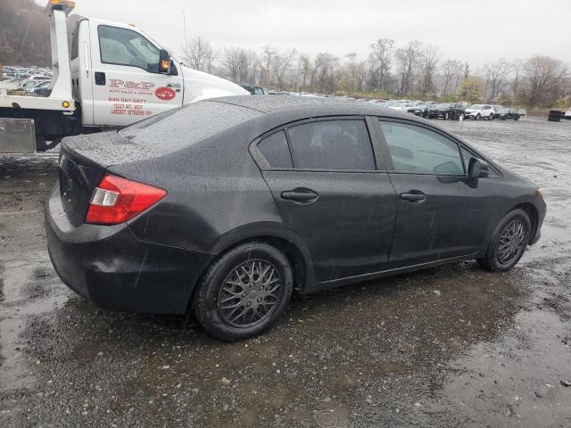 2HGFB2F54CH609953 - 2012 HONDA CIVIC LX 黑色 照片 3