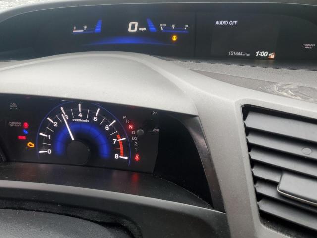 2HGFB2F54CH609953 - 2012 HONDA CIVIC LX 黑色 照片 9