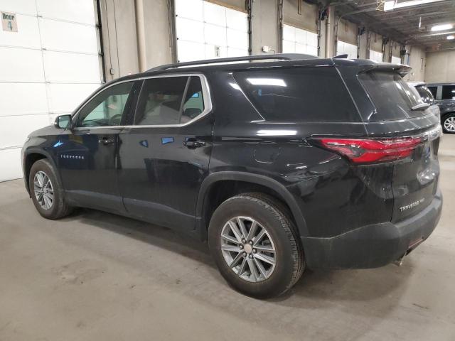 1GNEVGKW8NJ165918 - 2022 CHEVROLET TRAVERSE LT BLACK photo 2