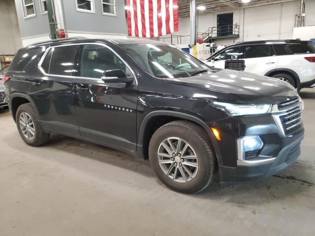 1GNEVGKW8NJ165918 - 2022 CHEVROLET TRAVERSE LT BLACK photo 4