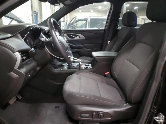 1GNEVGKW8NJ165918 - 2022 CHEVROLET TRAVERSE LT BLACK photo 7