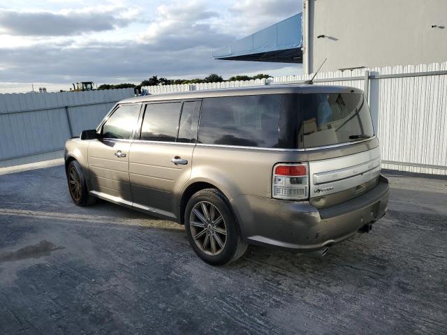 2FMGK5D89DBD09455 - 2013 FORD FLEX LIMITED GRAY photo 2