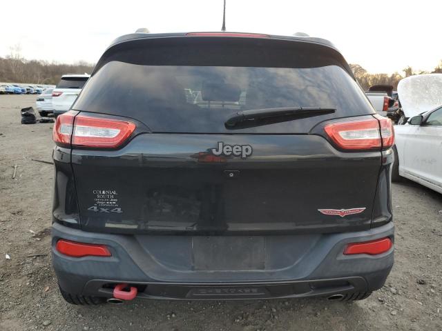 1C4PJMBS9FW727337 - 2015 JEEP CHEROKEE TRAILHAWK BLACK photo 6