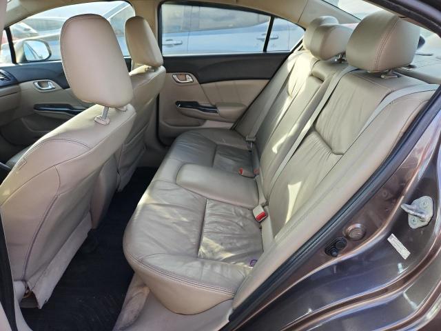 2HGFB2F92CH552459 - 2012 HONDA CIVIC EXL ყავისფერი ფოტო 10