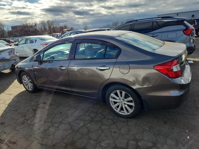 2HGFB2F92CH552459 - 2012 HONDA CIVIC EXL ყავისფერი ფოტო 2