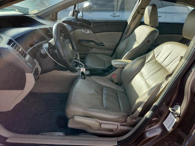 2HGFB2F92CH552459 - 2012 HONDA CIVIC EXL ყავისფერი ფოტო 7