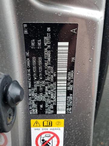 2T2BZMCA3JC165585 - 2018 LEXUS RX 350 BASE ვერცხლისფერი ფოტო 13