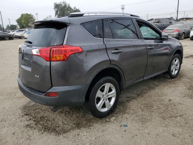 2T3WFREV4EW113308 - 2014 TOYOTA RAV4 XLE GRAY photo 3