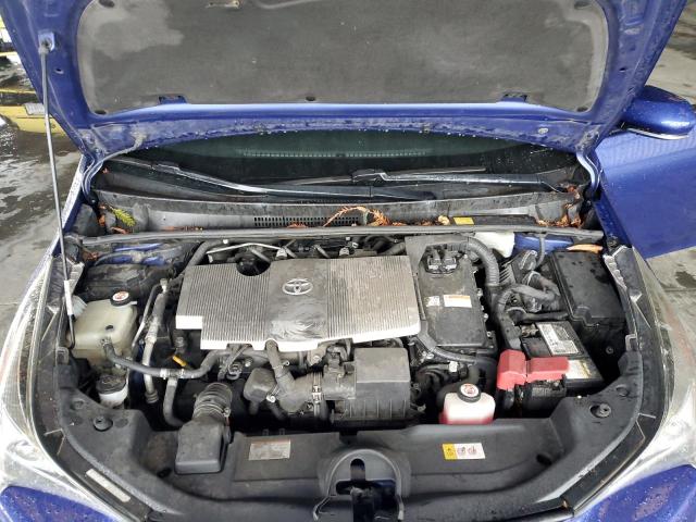 JTDKARFUXH3531611 - 2017 TOYOTA PRIUS ლურჯი ფოტო 11