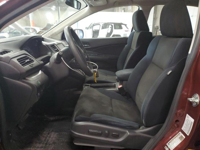 5J6RM4H54GL020676 - 2016 HONDA CR-V EX MAROON photo 7