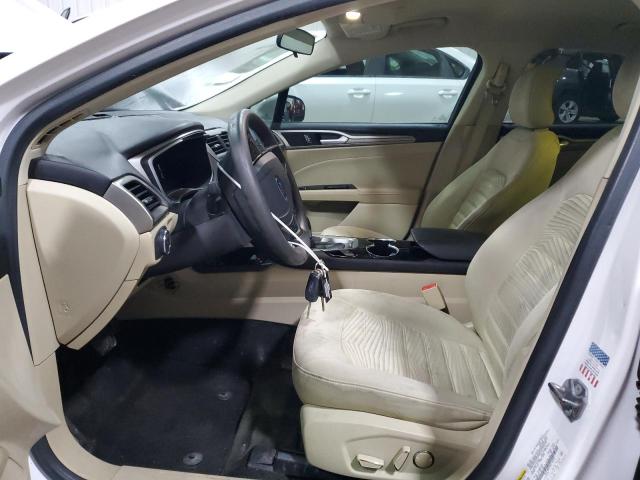1FA6P0H75G5118734 - 2016 FORD FUSION SE WHITE photo 7