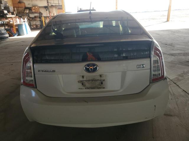 JTDKN3DU5E0380467 - 2014 TOYOTA PRIUS თეთრი ფოტო 6