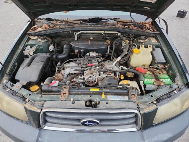 JF1SG63693G710961 - 2003 SUBARU FORESTER 2.5X GREEN photo 11