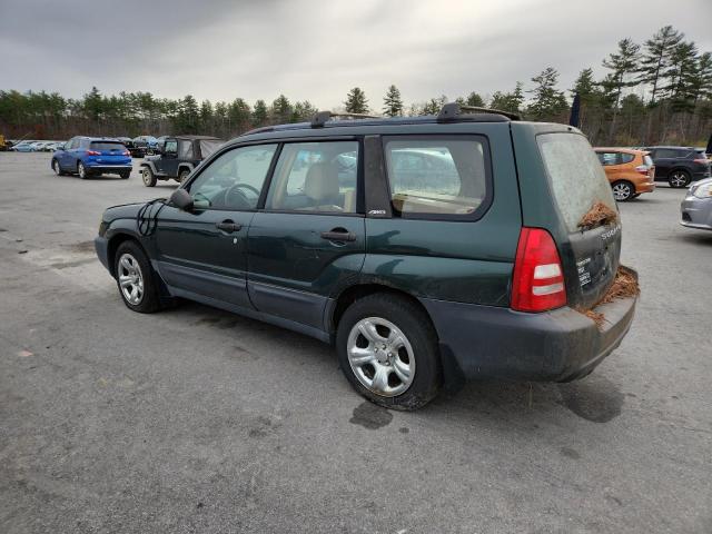JF1SG63693G710961 - 2003 SUBARU FORESTER 2.5X GREEN photo 2