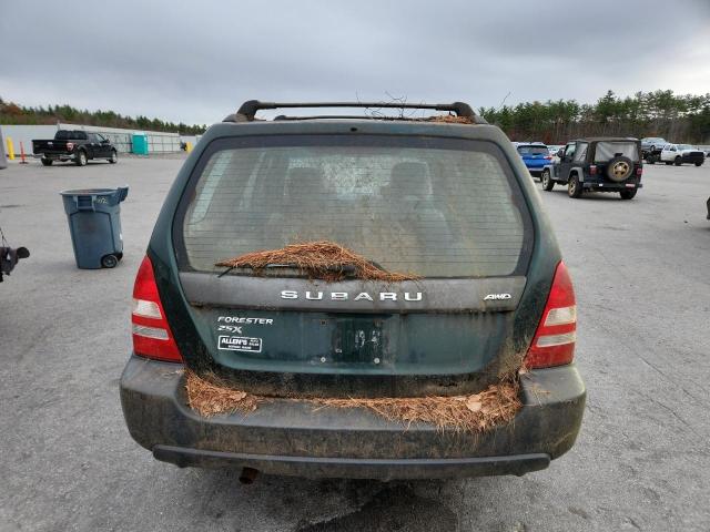 JF1SG63693G710961 - 2003 SUBARU FORESTER 2.5X GREEN photo 6