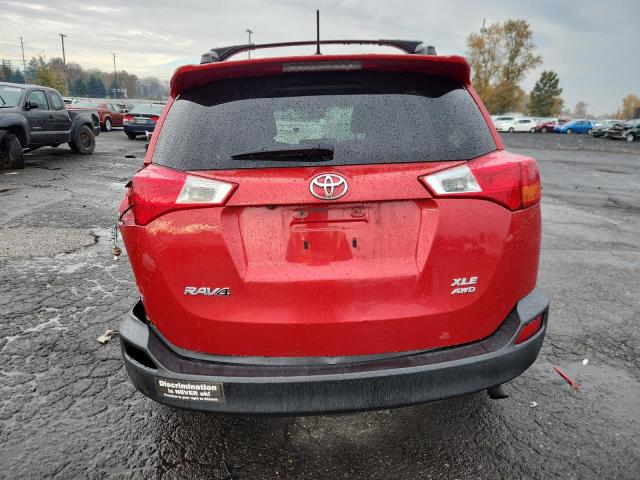 JTMRFREVXDD010810 - 2013 TOYOTA RAV4 XLE 红色 照片 6
